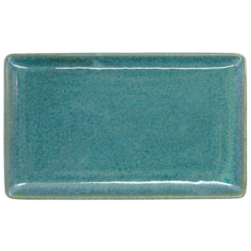 title Aito Natural Color Long Plate 21x13cm Green Mino Ware 517304-Kiichin - The #1 Place for Japanese Goods in Your Hand!