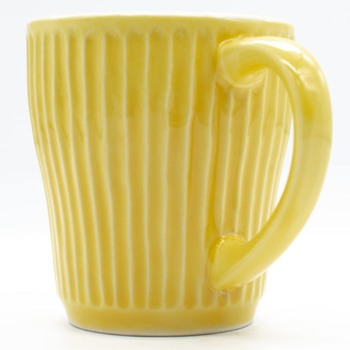 Aito Ripple Mug 330ml Yellow MW/DW Safe Japan 266344-Kiichin - The #1 Place for Japanese Goods in Your Hand!