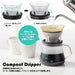 Akebono Sangyo Coffee Server Storon 400 3Cup Set Black TW-3762 Tritan Resin Transparent Microwave Safe-Kiichin - The #1 Place for Japanese Goods in Your Hand!