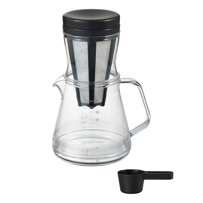 Akebono Sangyo Coffee Server Storon 750 2Way Dripper Set Black TW-3760-Kiichin - The #1 Place for Japanese Goods in Your Hand!