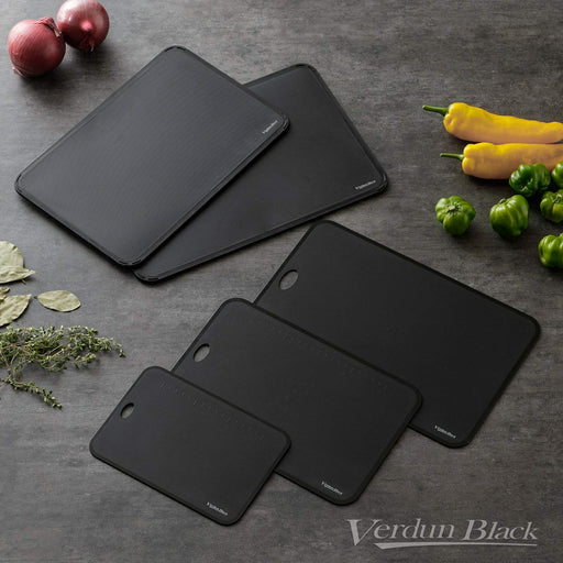 Shimomura Kougyou Antibac Cutting Board VB-616 Mini Black Niigata Tsubame-Sanjo-Kiichin - The #1 Place for Japanese Goods in Your Hand!