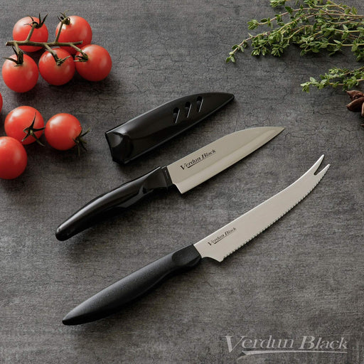 Shimomura Kougyou Antibac Made In Japan Verdun Black Soft Sheet Cutting Board Set Ovb-914-Kiichin - The #1 Place for Japanese Goods in Your Hand!