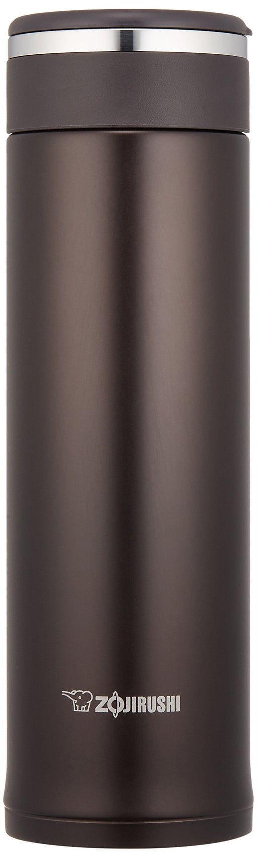 Zojirushi Mahobin 480ml Stainless Steel Dark Cocoa Mug Bottle SM-JE48AZ-TD-Kiichin - The #1 Place for Japanese Goods in Your Hand!