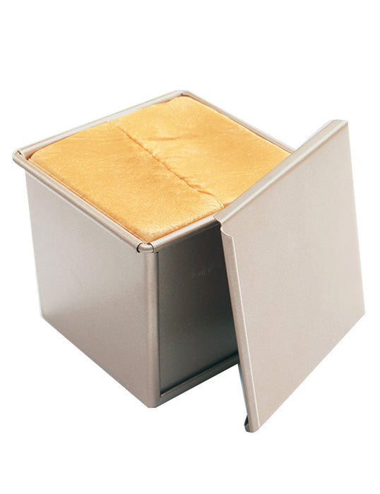 Chefmade Japan Bread Mold with Lid - Non-Sticky Baking Tool, 11.5x11.4x10cm Slim Pound Type-Kiichin - The #1 Place for Japanese Goods in Your Hand!