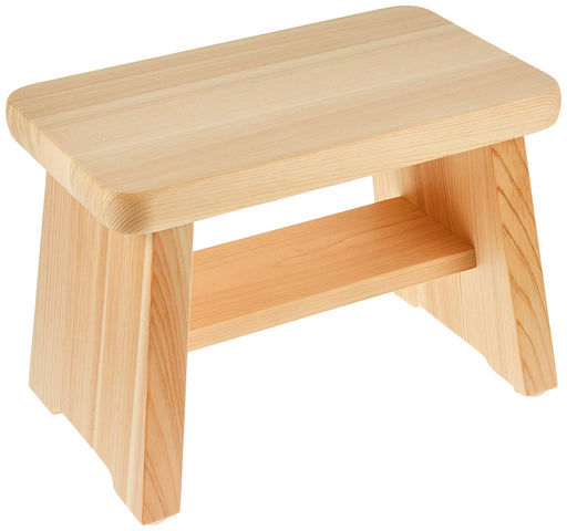 Daiwa Industry Wooden Hinoki Bath Chair - Water Repellent, Mildew Resistant, 21cm-Kiichin - The #1 Place for Japanese Goods in Your Hand!