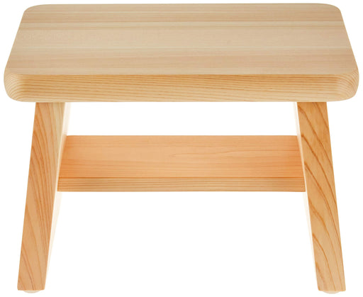 Daiwa Industry Wooden Hinoki Bath Chair - Water Repellent, Mildew Resistant, 21cm-Kiichin - The #1 Place for Japanese Goods in Your Hand!