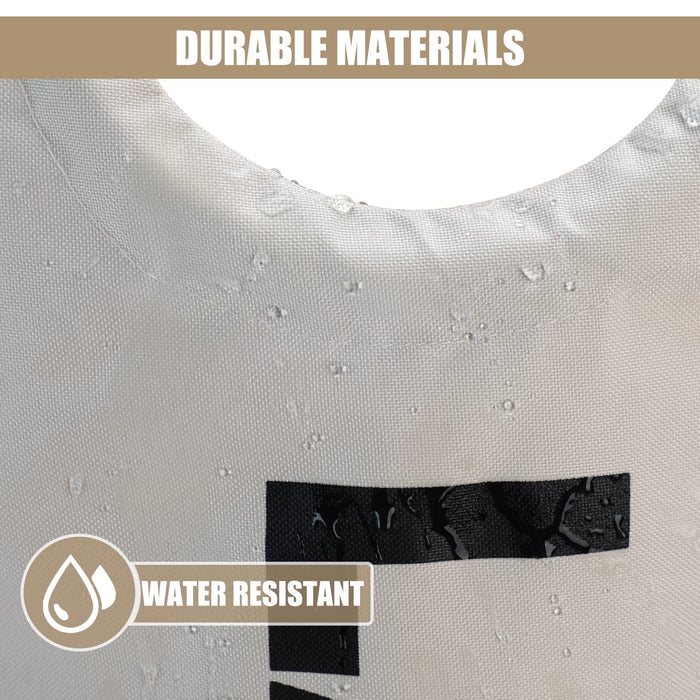 Dokehom 95L Waterproof Laundry Basket Hamper Box with Folding Design and Stylish Interior (Black)-Kiichin - The #1 Place for Japanese Goods in Your Hand!