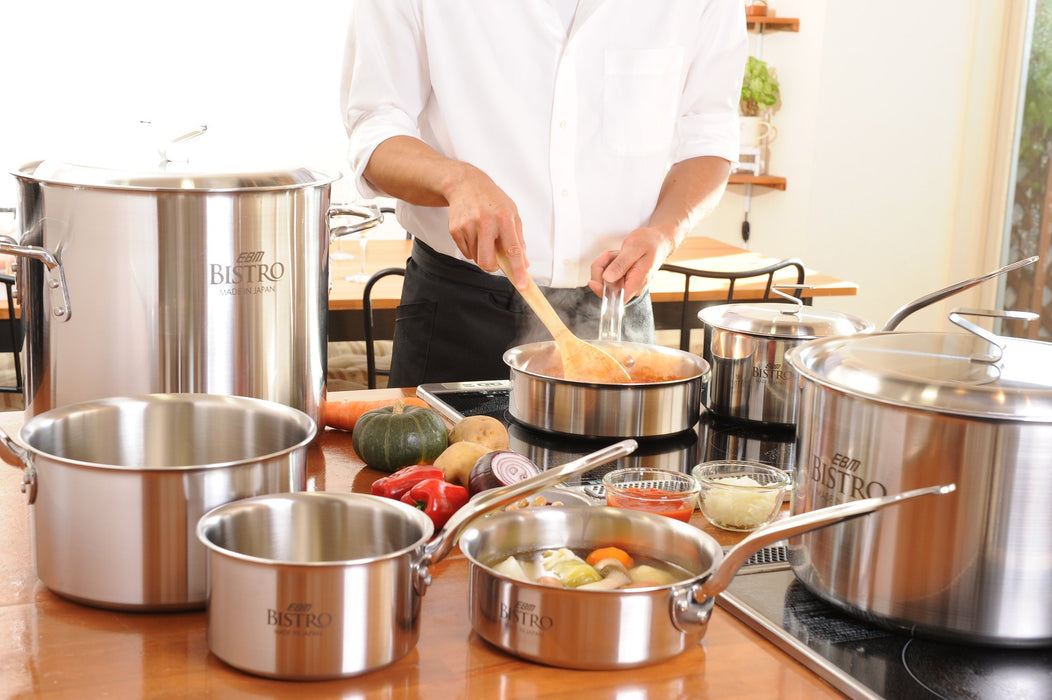 Ebm 3-Layer Clad Shallow Pot 21Cm No Lid-Kiichin - The #1 Place for Japanese Goods in Your Hand!