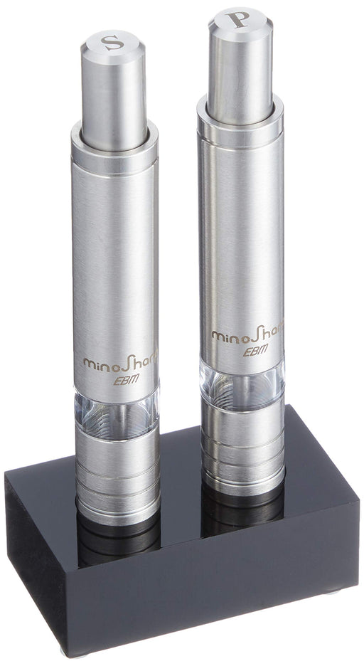 Ebm Pepper & Salt Mill Set SP135W Silver-Kiichin - The #1 Place for Japanese Goods in Your Hand!
