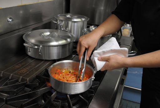 Ebm Paint Aluminum Pro Chef Shallow Pot 21cm Silver w/Scale-Kiichin - The #1 Place for Japanese Goods in Your Hand!