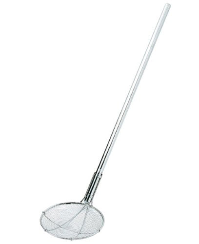Ebm 24cm 2.5 Mesh SS Pipe Handle Round School Lunch Net-Kiichin - The #1 Place for Japanese Goods in Your Hand!