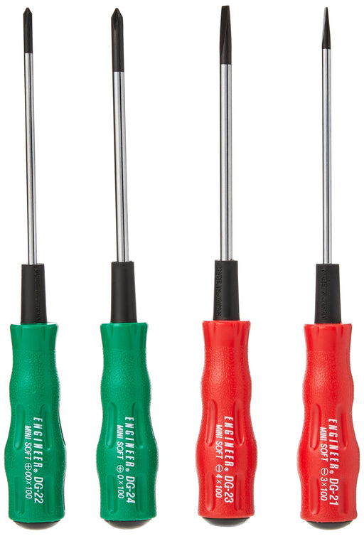 Engineer Mini Soft Driver Set 4pcs DK-16-Kiichin - The #1 Place for Japanese Goods in Your Hand!