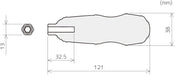 Engineer Nejisaurus GT Drive 02 Ball Grip DZ-72-Kiichin - The #1 Place for Japanese Goods in Your Hand!