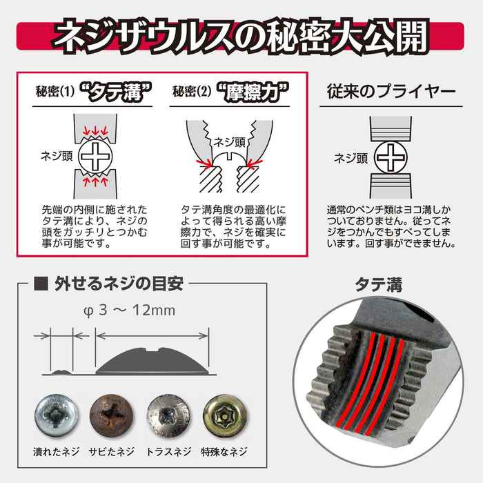 Engineer Nejisaurus Rx Pz-59 Screw Φ3-15mm Tanned/Crushed/Rusted-Kiichin - The #1 Place for Japanese Goods in Your Hand!