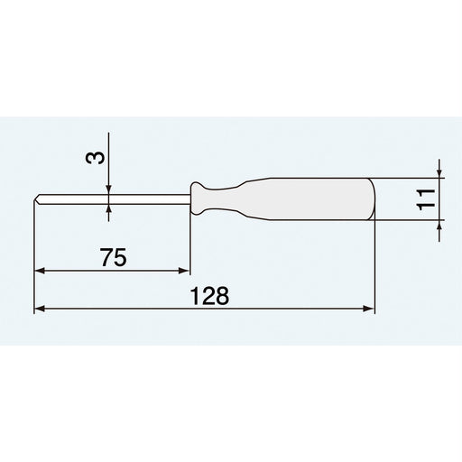 Engineer Standard Driver 0075Mm DS-03-Kiichin - The #1 Place for Japanese Goods in Your Hand!