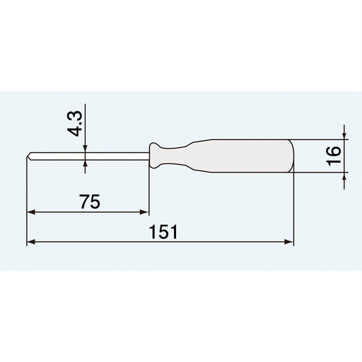Engineer Standard Driver 075Mm DS-23-Kiichin - The #1 Place for Japanese Goods in Your Hand!
