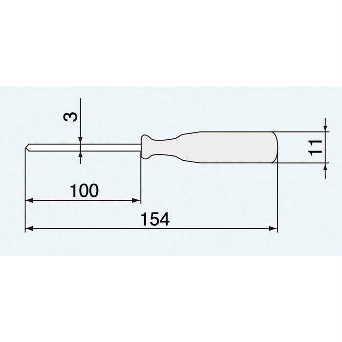 Engineer Standard Driver 2.6x0.35 100mm DS-14-Kiichin - The #1 Place for Japanese Goods in Your Hand!