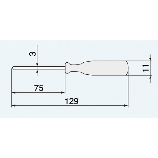 Engineer Standard Driver 2.6x0.35 75mm DS-13-Kiichin - The #1 Place for Japanese Goods in Your Hand!