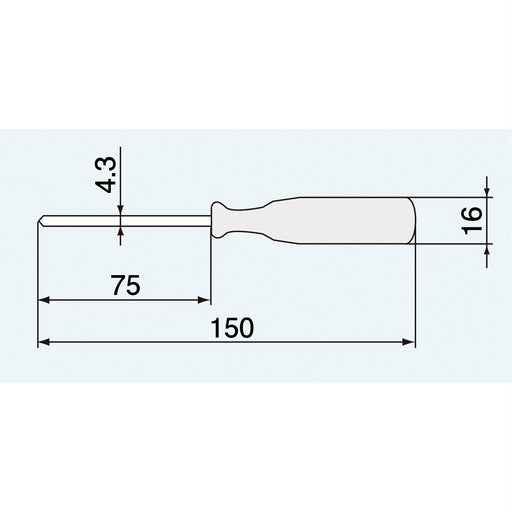 Engineer Standard Driver 4.0x0.5mm 75mm DS-33-Kiichin - The #1 Place for Japanese Goods in Your Hand!