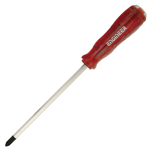 Engineer Powerful Driver 2x152mm DI-02 Silver/Red-Kiichin - The #1 Place for Japanese Goods in Your Hand!