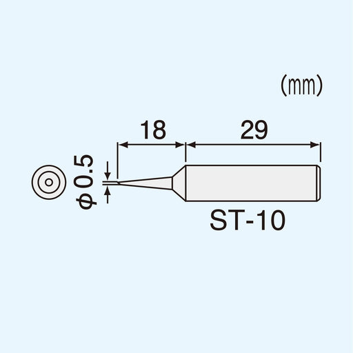 Engineer SK-30 ST-10 Soldering Iron Tip 0.5x18mm-Kiichin - The #1 Place for Japanese Goods in Your Hand!