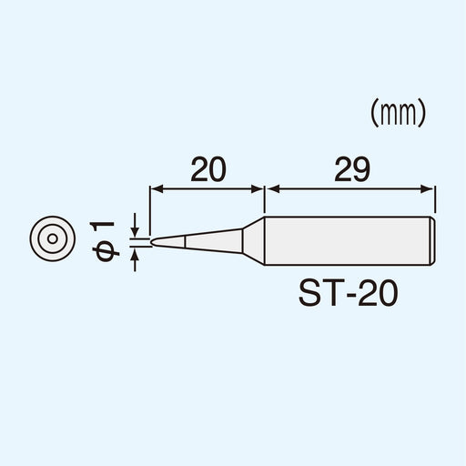 Engineer ST-20 Soldering Iron Tip for SK-40 Series-Kiichin - The #1 Place for Japanese Goods in Your Hand!