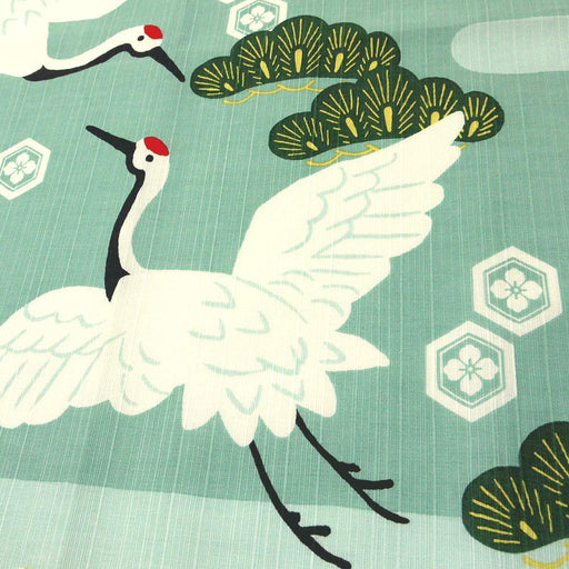 Japanese Kotobuki Cranes Dance Wrapping Cloth - 50cm-Kiichin - The #1 Place for Japanese Goods in Your Hand!