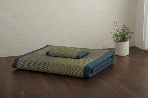 Ikehiko Corp Noah 40 Bed Pad with Pillow, Easy Blue, Single 90X200Cm-Kiichin - The #1 Place for Japanese Goods in Your Hand!