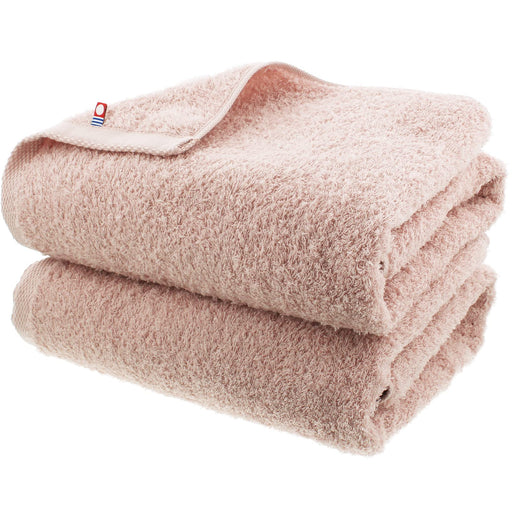 Imabari Factory Japan Certified Bath Towel Set - Smoky Pink, 120X60Cm (2-Pack)-Kiichin - The #1 Place for Japanese Goods in Your Hand!