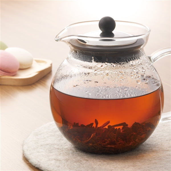 Iwaki Glass Jumping Teapot - Heat Resistant and Durable-Kiichin - The #1 Place for Japanese Goods in Your Hand!