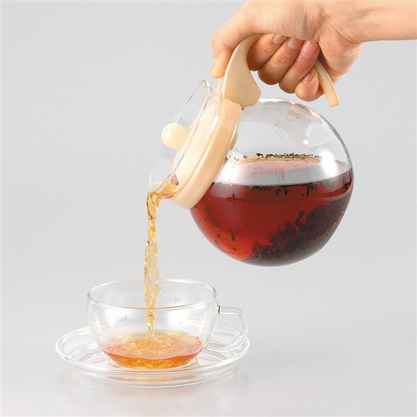 Iwaki Glass Jumping Teapot - Heat Resistant and Durable-Kiichin - The #1 Place for Japanese Goods in Your Hand!