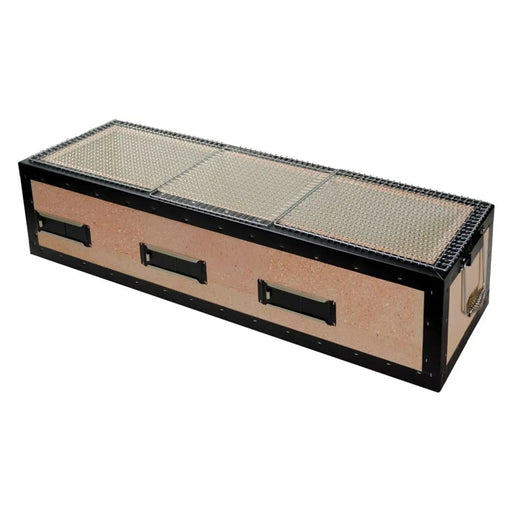 Kaginushi Large Charcoal Konro Grill with Mesh Net-Kiichin - The #1 Place for Japanese Goods in Your Hand!