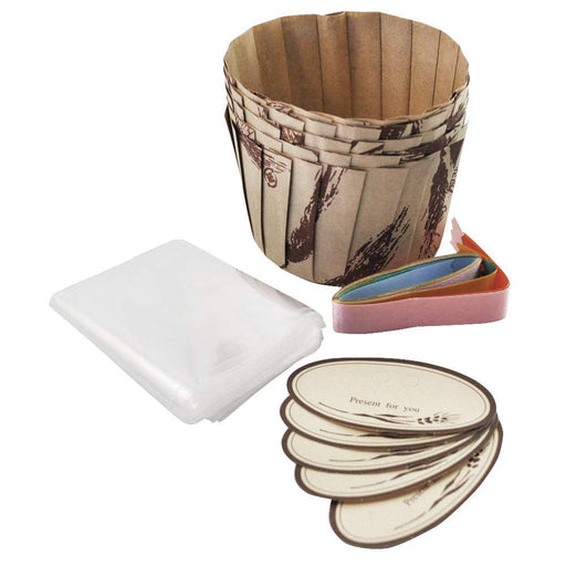 Kai Corporation Heat Resistant Paper Muffin Mold Large (Set of 5) DL6413-Kiichin - The #1 Place for Japanese Goods in Your Hand!