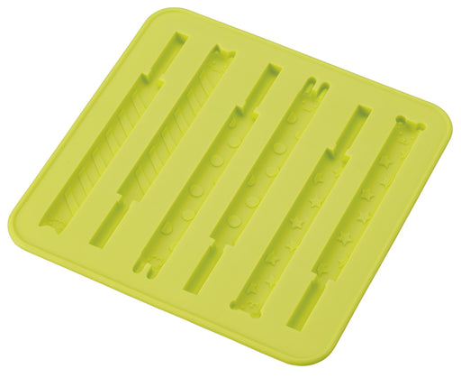 Kai Corporation Silicone Chocolate Mold 6 Sticks Animal DL-6373-Kiichin - The #1 Place for Japanese Goods in Your Hand!