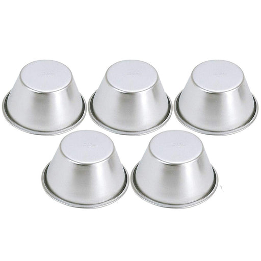 Kai DL6237 Silver Jelly Mold 7x7x3.5cm (Set of 5) Made in Japan-Kiichin - The #1 Place for Japanese Goods in Your Hand!