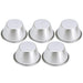 Kai DL6237 Silver Jelly Mold 7x7x3.5cm (Set of 5) Made in Japan-Kiichin - The #1 Place for Japanese Goods in Your Hand!