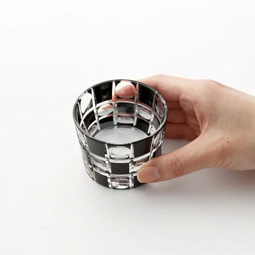 Authentic Kimoto Glassware Tokyo Kuroco Edo Kiriko Sake Cup - Traditional Japanese Craftsmanship-Kiichin - The #1 Place for Japanese Goods in Your Hand!