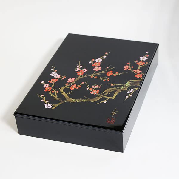 Kobayashi Lacquerware A4 Wooden Letter Box - Wedding, Family Celebration, Housewarming Gift-Kiichin - The #1 Place for Japanese Goods in Your Hand!