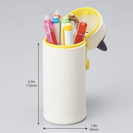 Lihit Lab Stand Pen Case - Punilab Panda A7712-6 Convenient and Stylish Storage Solution-Kiichin - The #1 Place for Japanese Goods in Your Hand!