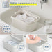 Marna 5L Square Bucket - Live Cleanly White W627W - Made In Japan-Kiichin - The #1 Place for Japanese Goods in Your Hand!