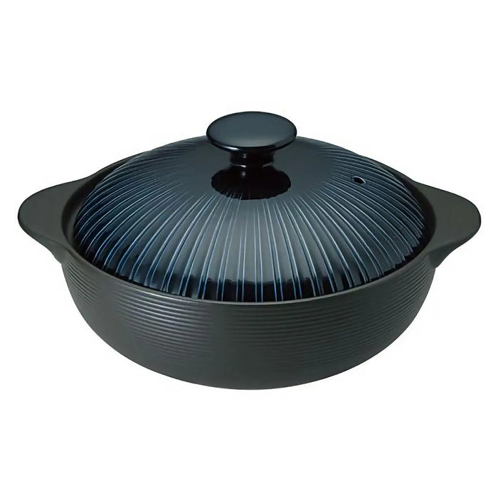 Miyawo Thermatech Ceramic Induction Donabe Casserole - Blue 9-Go-Kiichin - The #1 Place for Japanese Goods in Your Hand!