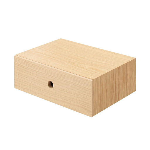 Mujirushi Ryohin Wooden Small Storage - 1 Tier Japan 25.2X17X8.4Cm-Kiichin - The #1 Place for Japanese Goods in Your Hand!