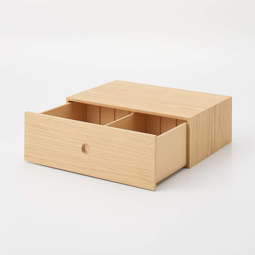 Mujirushi Ryohin Wooden Small Storage - 1 Tier Japan 25.2X17X8.4Cm-Kiichin - The #1 Place for Japanese Goods in Your Hand!