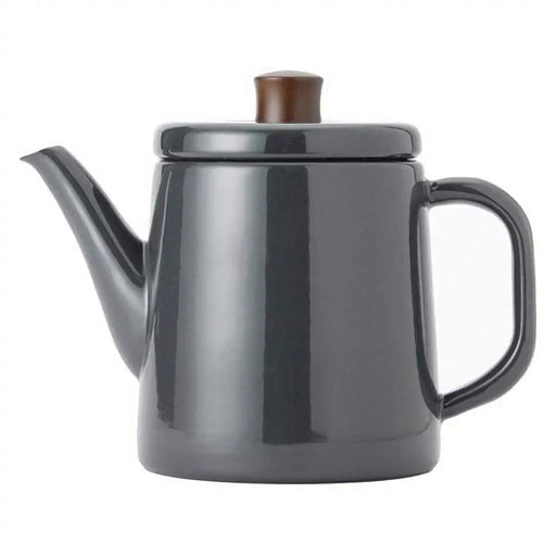 Premium 1.5L Grey Enamel Kettle by Noda Horo - Stylish and Functional-Kiichin - The #1 Place for Japanese Goods in Your Hand!