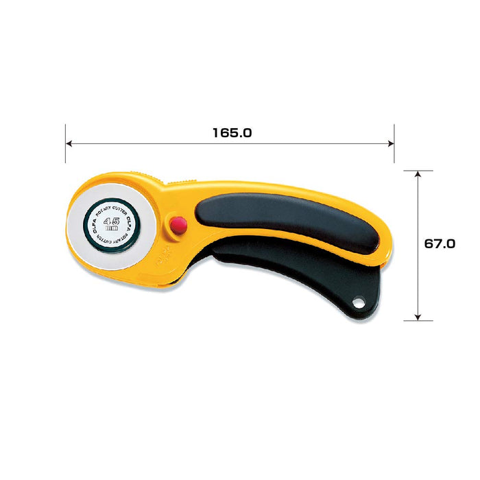 Olfa L Type 156B Safety Rotary Cutter Rubber-Kiichin - The #1 Place for Japanese Goods in Your Hand!