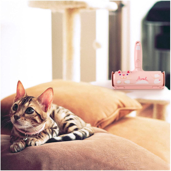 Pakupaku Roller Amelia - Japan's Pet Hair Remover for Clean Carpets-Kiichin - The #1 Place for Japanese Goods in Your Hand!