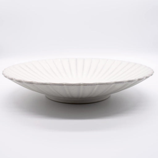 Hana Plate Seto Ware 23cm Ginkaku Aito Japan-Kiichin - The #1 Place for Japanese Goods in Your Hand!