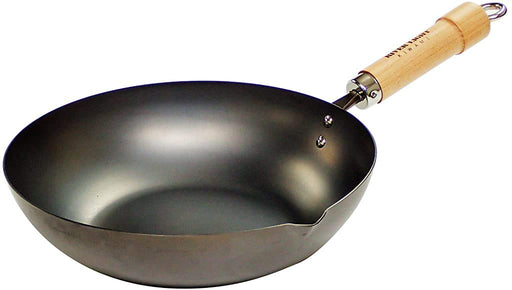 Riverlight 26Cm Iron Stir Fry Wok - Ih Compatible, Japan Priority-Kiichin - The #1 Place for Japanese Goods in Your Hand!