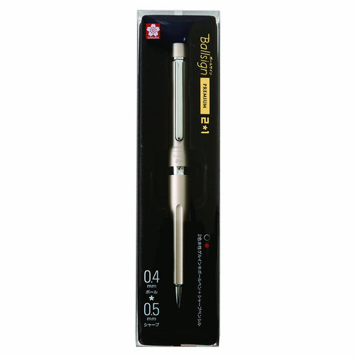 Sakura Crepas Japan 2+1 Champagne Gold Multifunctional Pen (GB2M3004-P#51)-Kiichin - The #1 Place for Japanese Goods in Your Hand!