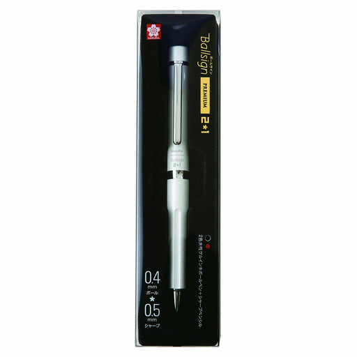 Sakura Crepas Japan 2+1 Premium Multifunctional Pen - Dressy White (Gb2M3004-P#50)-Kiichin - The #1 Place for Japanese Goods in Your Hand!